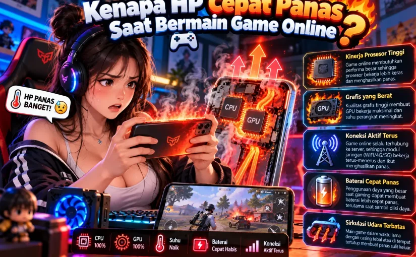 Kenapa HP Cepat Panas Saat Bermain Game Online?